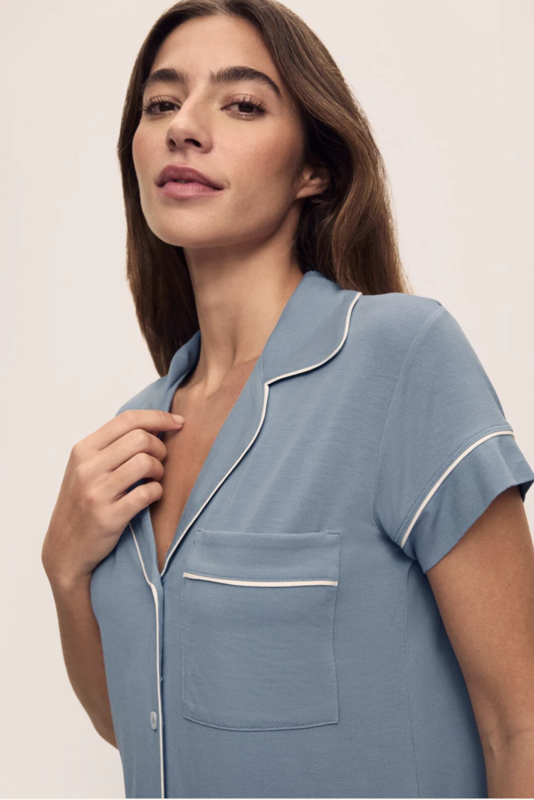 Eberjey Gisele TENCEL™ Modal Short Sleeve Cropped PJ Set