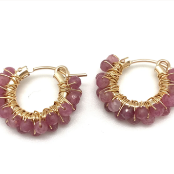 In 2 Design Ear Diddi Stone Tourmaline