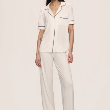 Eberjey Gisele Tencel Short Sleeve PJ Set
