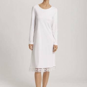 Hanro Kalea Floral Tulle Cotton Nightgown