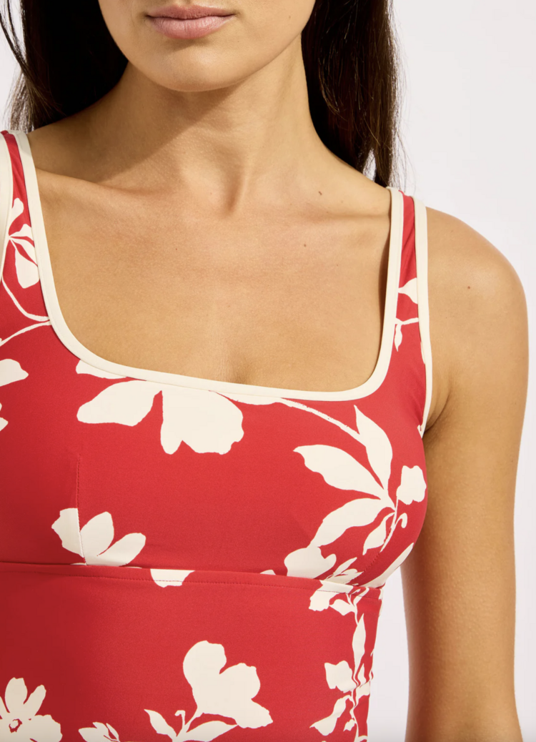 Seafolly Mayflower Square Tankini/ Hipster