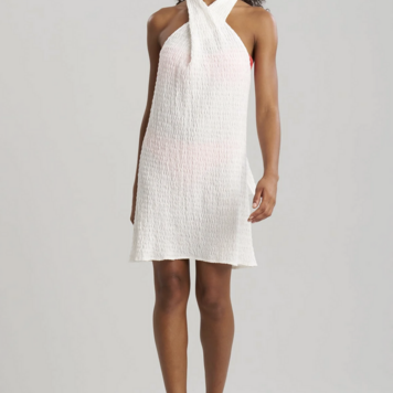 Natori Waves Mini Halter Dress