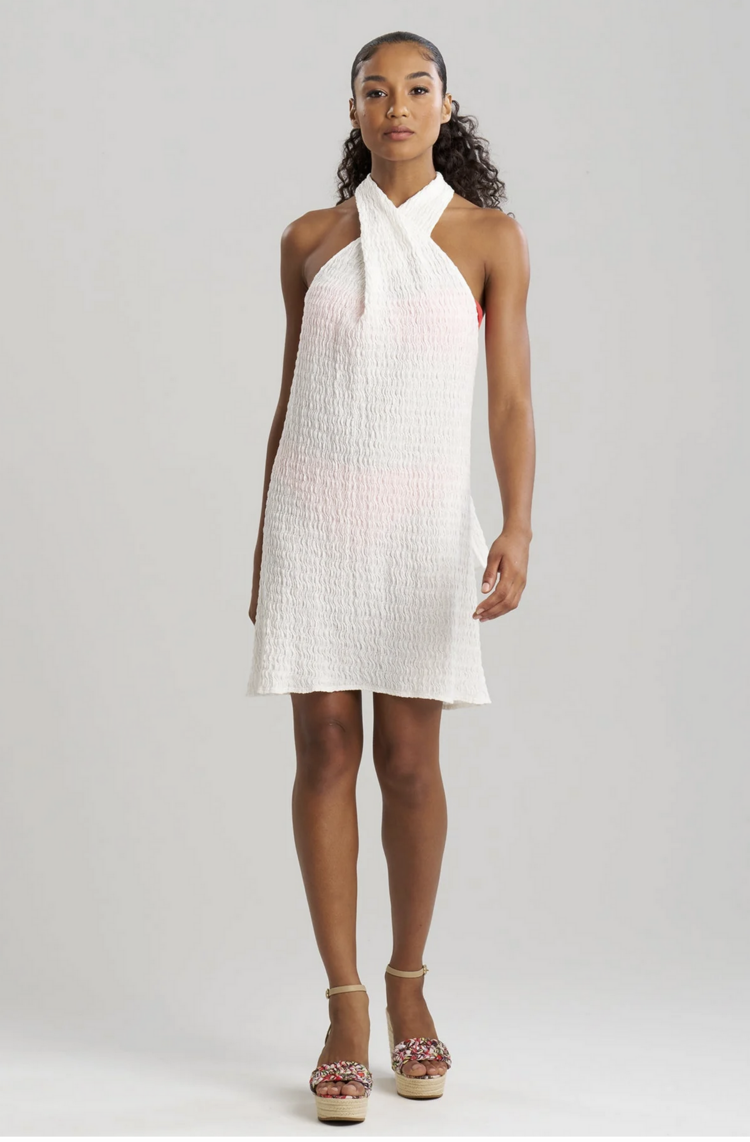 Natori Waves Mini Halter Dress