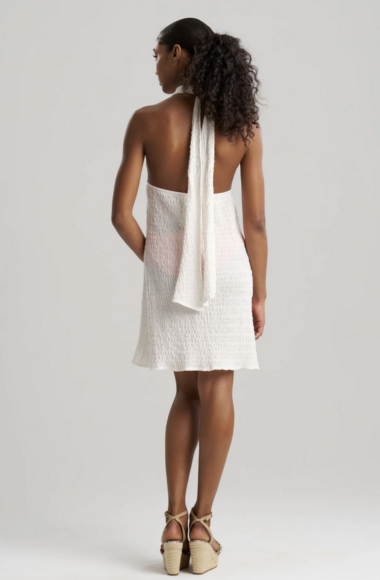 Natori Waves Mini Halter Dress