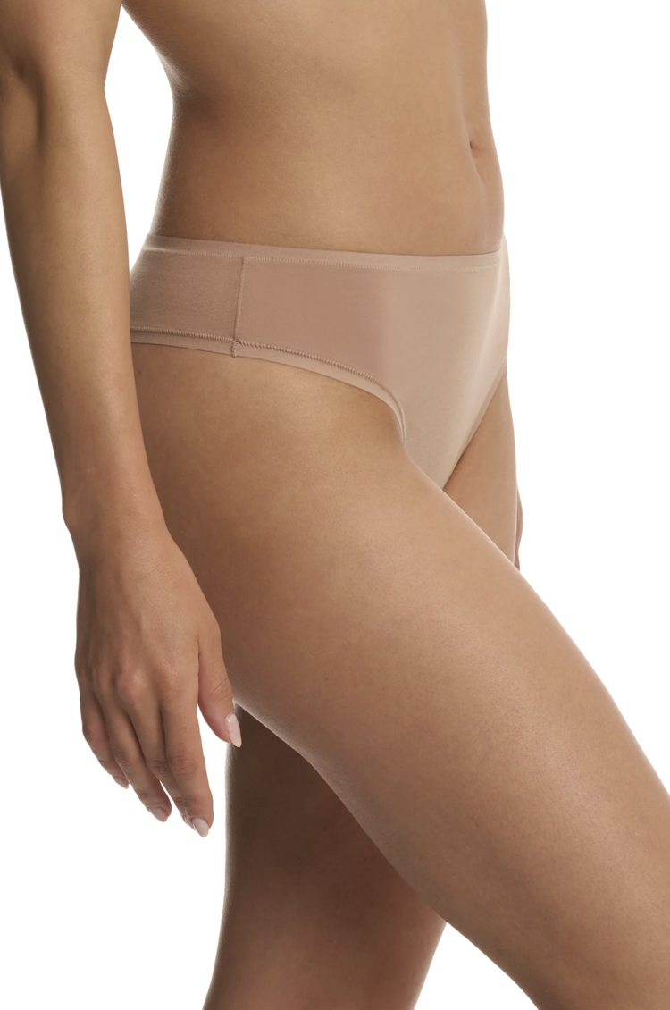 Natori Bliss Bare Cotton Thong