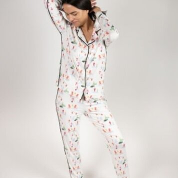 JOLENE LONG PAJAMA SET