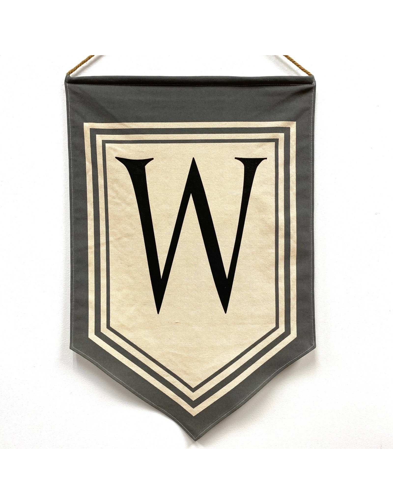 Magnolia Lane Banner - "W" Flag/Door Hanger by Magnolia Lane