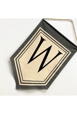 Magnolia Lane Banner - "W" Flag/Door Hanger by Magnolia Lane