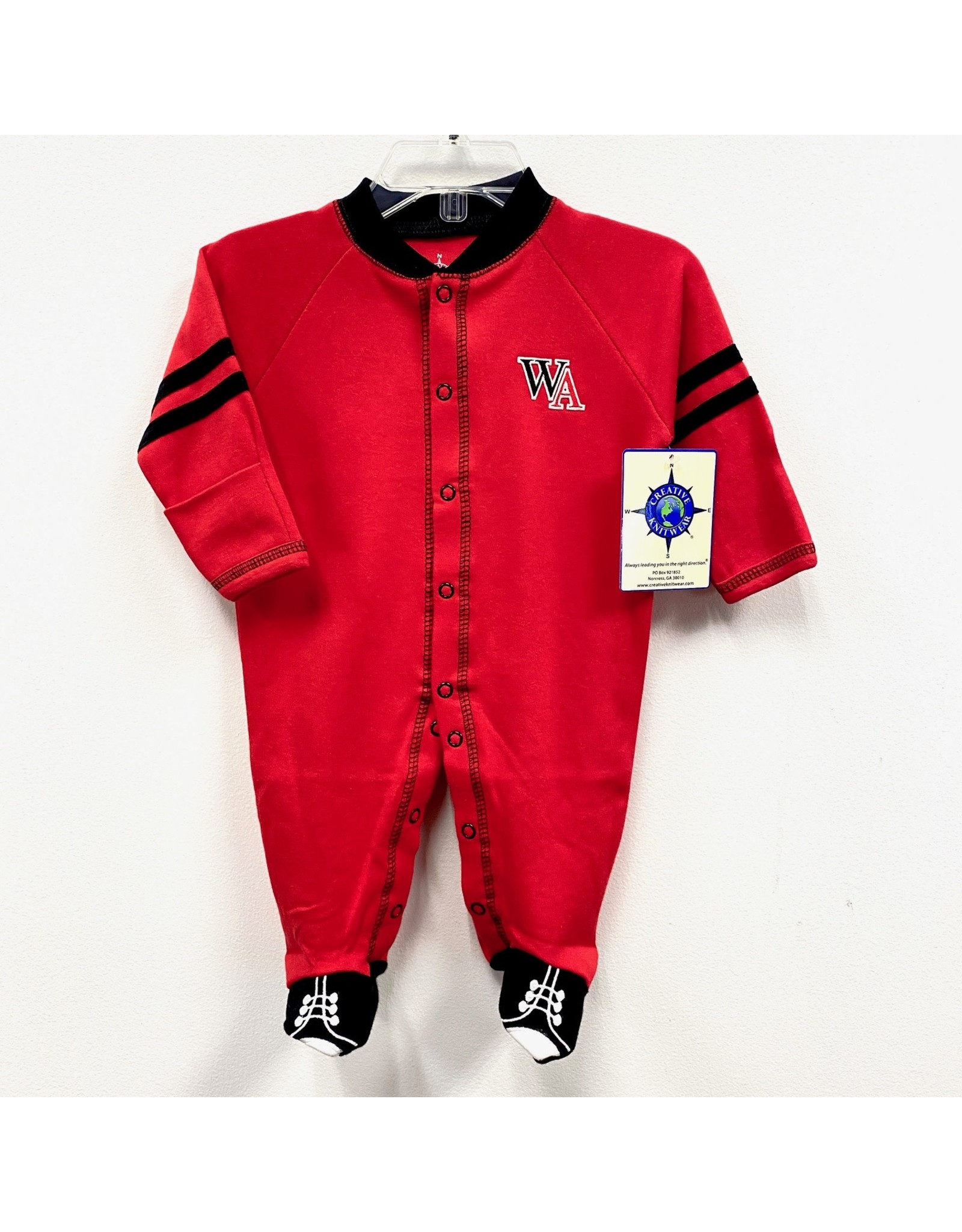 Creative Knitwear Baby Sport Shoe Romper by Creative Knitwear