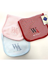 Creative Knitwear Baby Stripe Burp Pad by Creative Knitwear