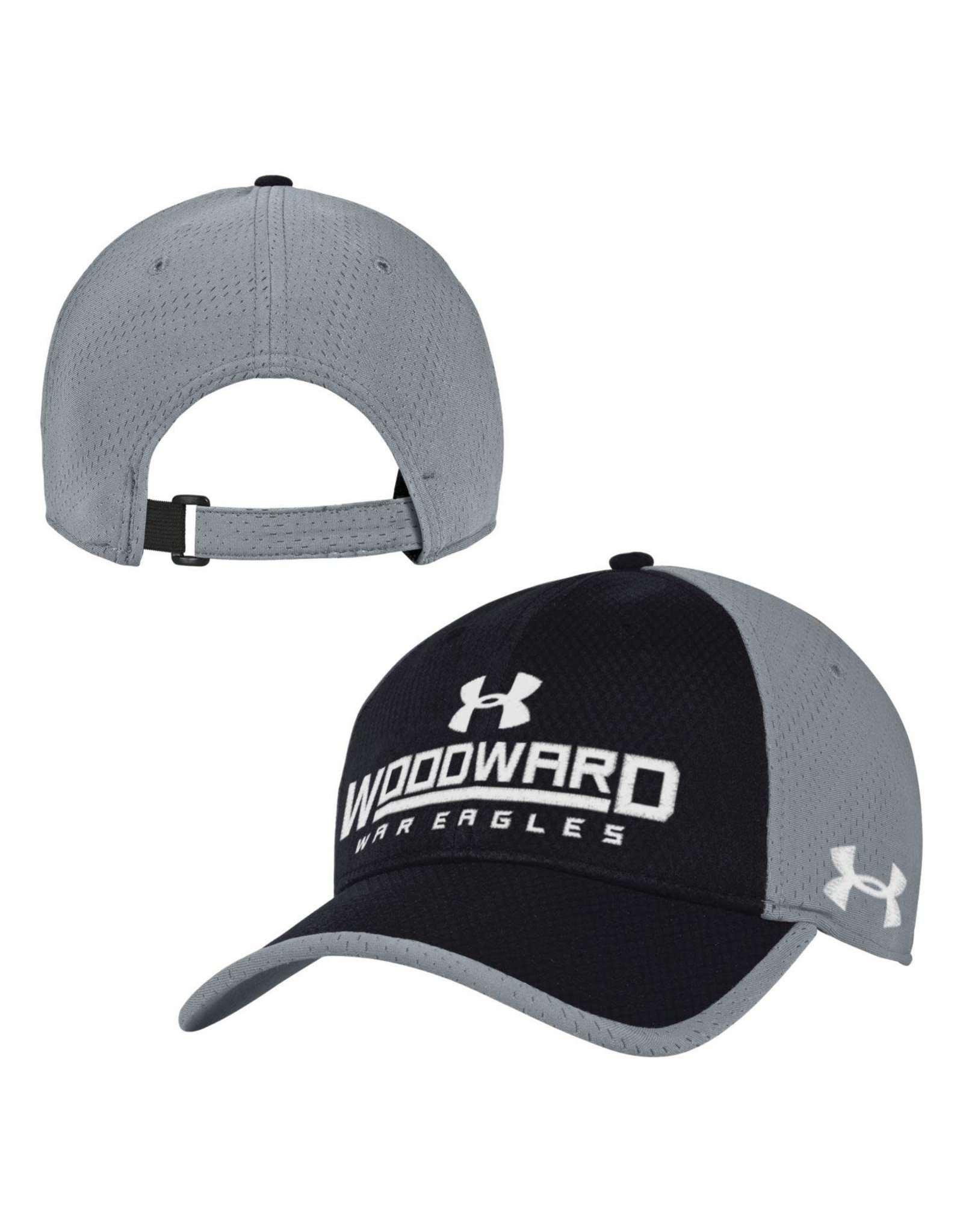 UnderArmour SALE Cap Black/Steel Adjustable Vent by UnderArmour