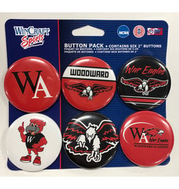 WinCraft Buttons (6-Pack)