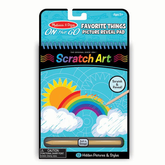 Melissa & Doug Scratch Art Deluxe Party Oggetti da Grattare