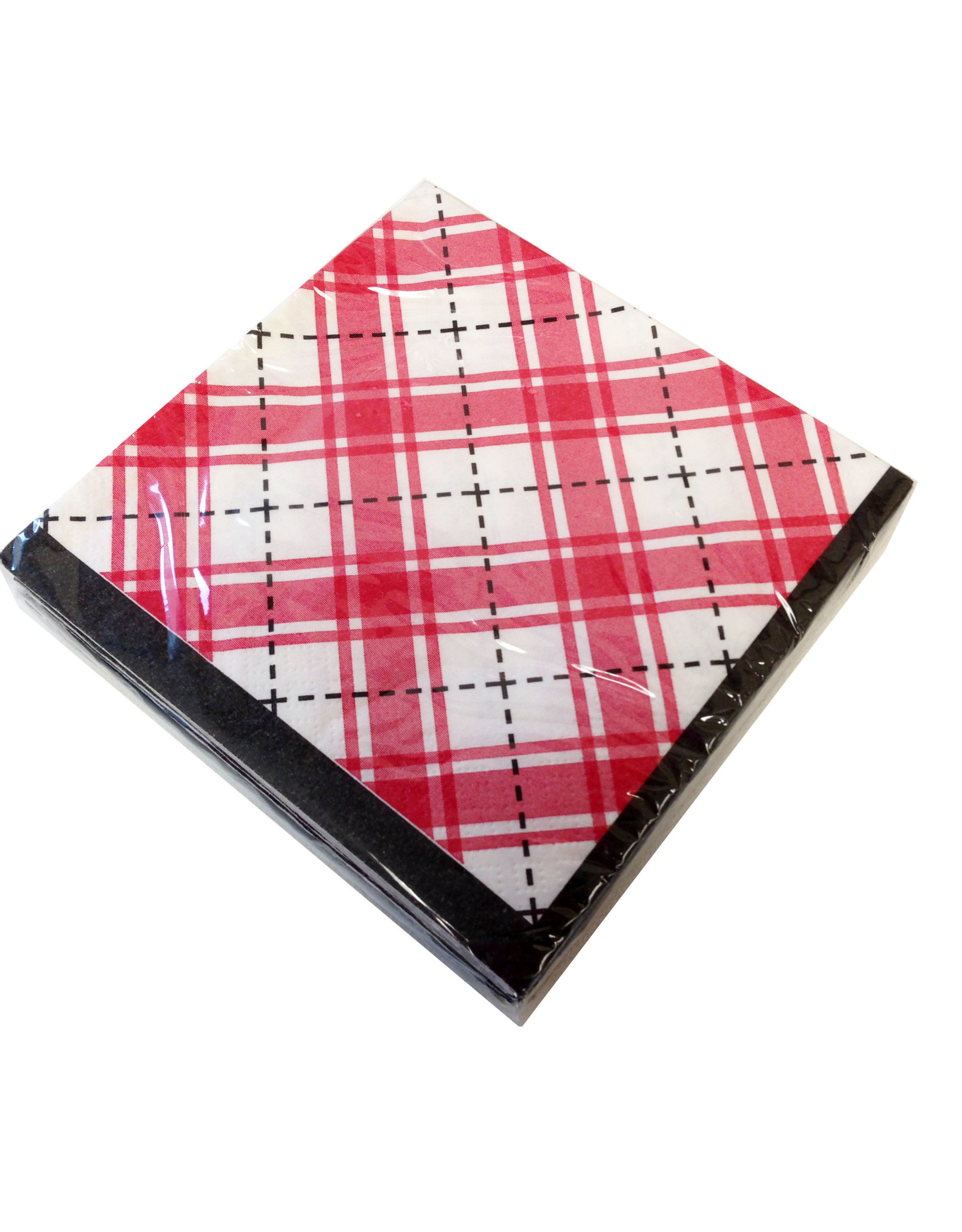 Design Design CLEARANCE Napkins Plaid Beverage