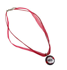 Handmade Vendor SALE Necklace Red Ribbon