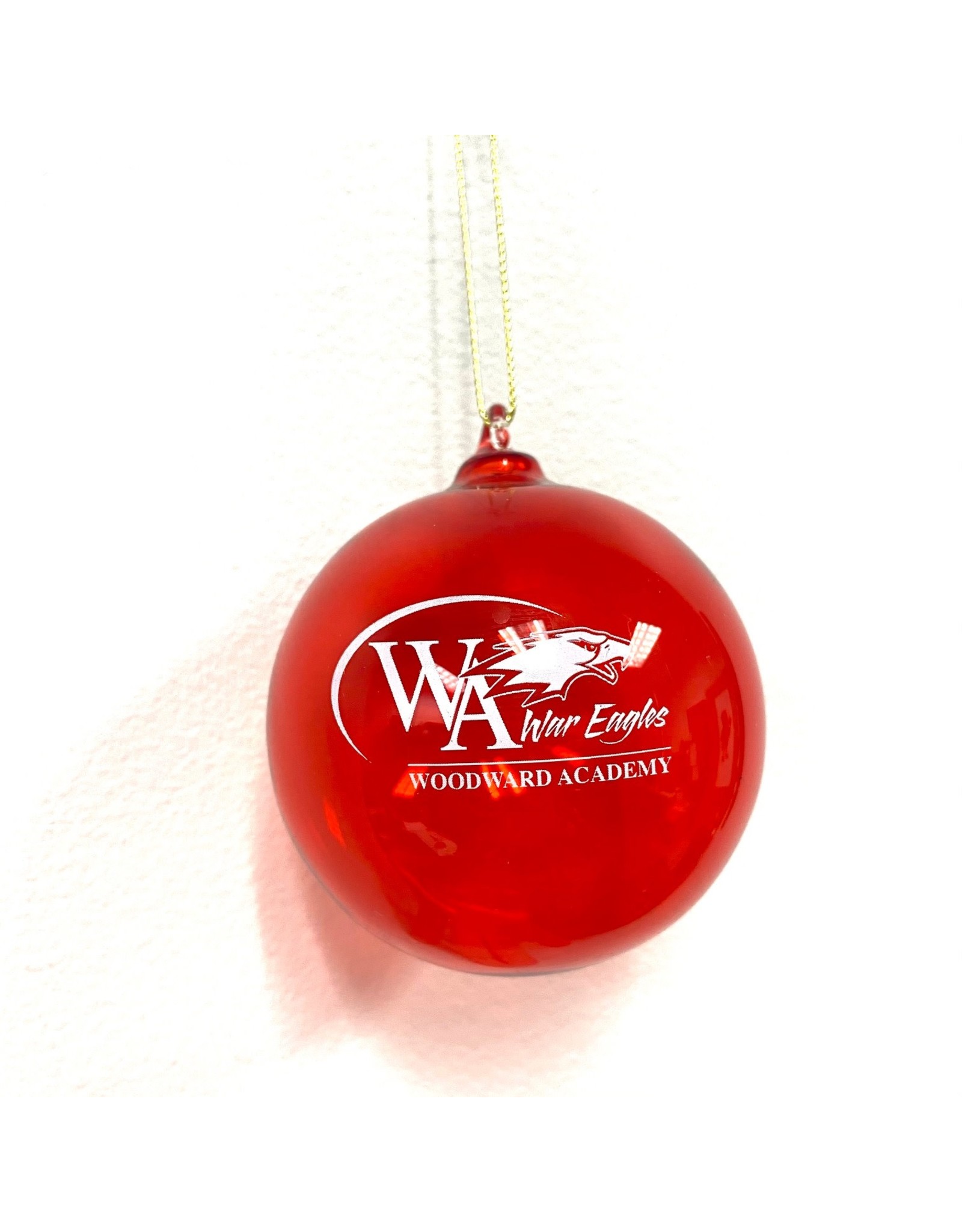 Ornament Red Glass Hand Blown