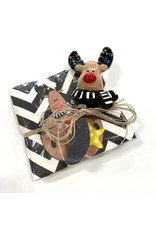 Mud Pie CLEARANCE Napkins/Spreader Reindeer