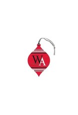 Legacy Ornament Teardrop Legacy Red