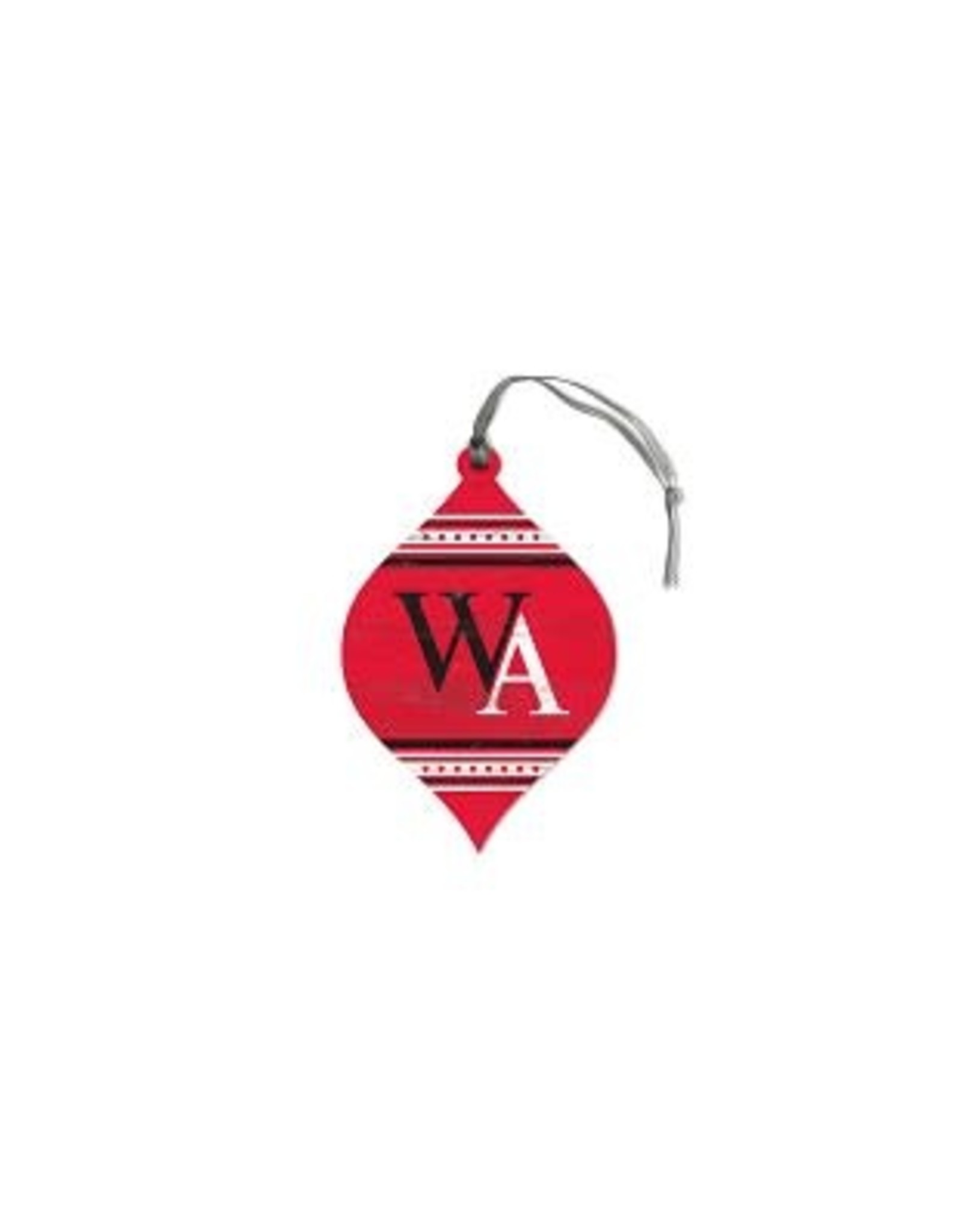 L2 Brands Ornament Teardrop Legacy Red