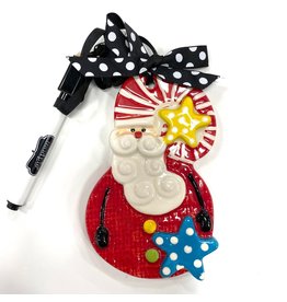Mud Pie SALE Ornament MP Santa