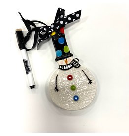 Mud Pie SALE Ornament MP Snowman