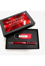 LXG Keychain & Pen Gift Set Red