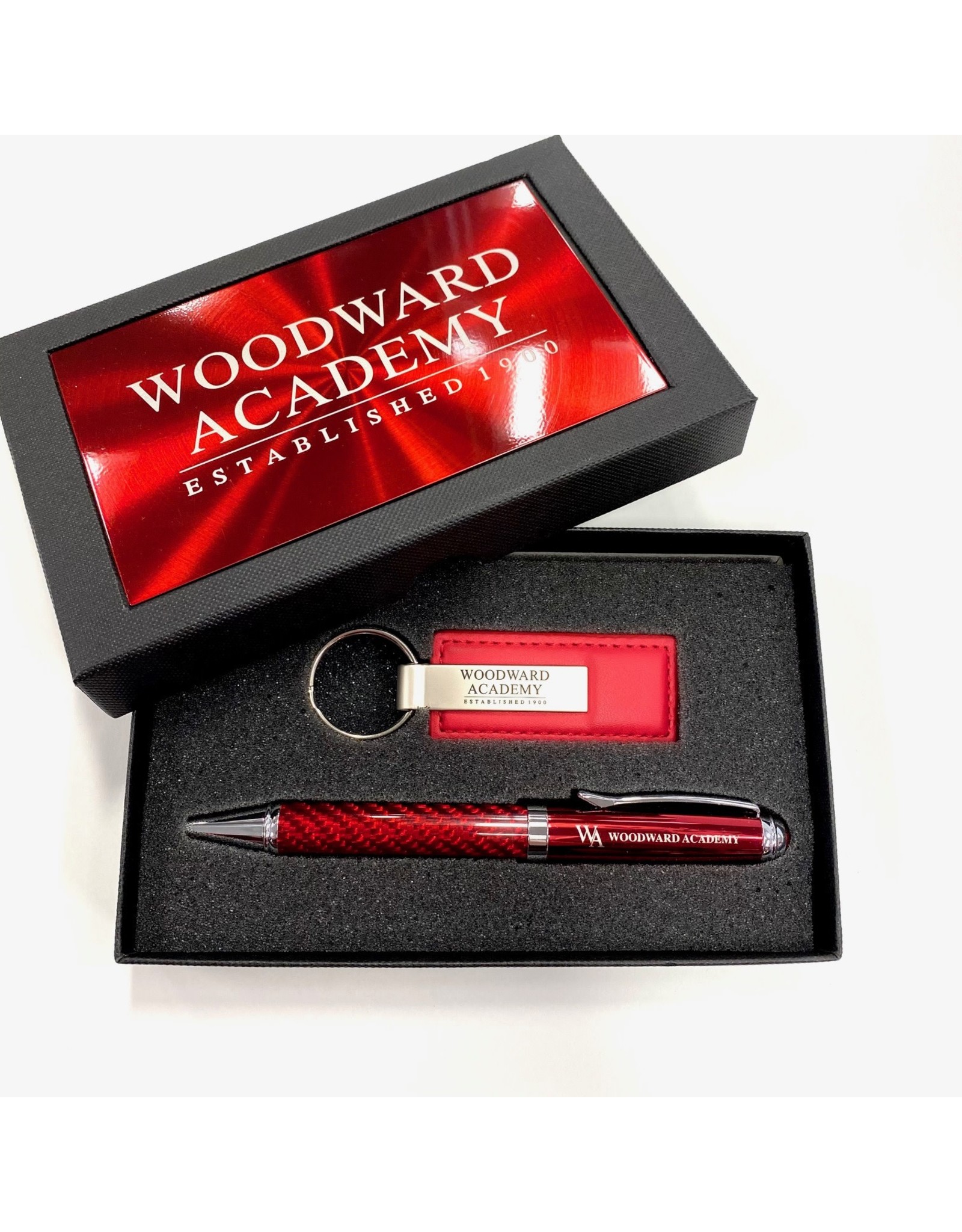 LXG Keychain & Pen Gift Set Red
