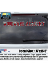 Color Shock Decal - WA Woodward Academy Long