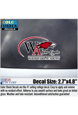 Color Shock Decal - Woodward Athletic Logo