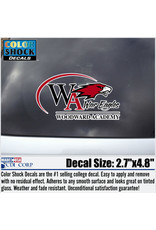 Color Shock Woodward Athletic Logo Decal