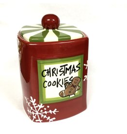SALE Cookie Jar "Merry Christmas" by Magnolia Lane