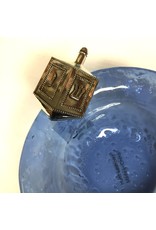 Mud Pie CLEARANCE Blue Glass Hanukah Bowl by MudPie