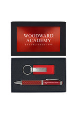 LXG Keychain & Pen Gift Set Red