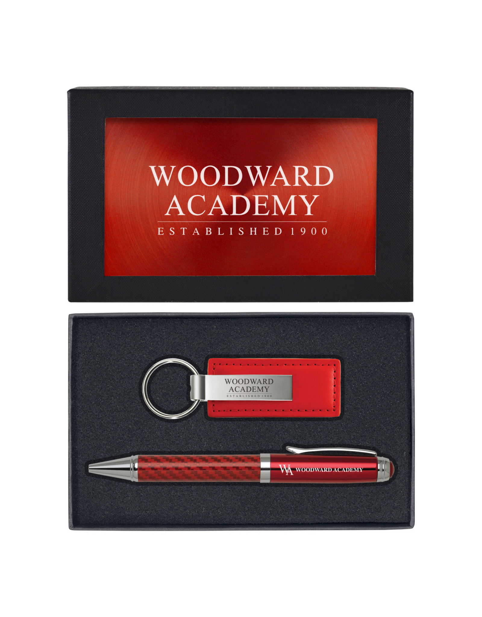 LXG Keychain & Pen Gift Set Red
