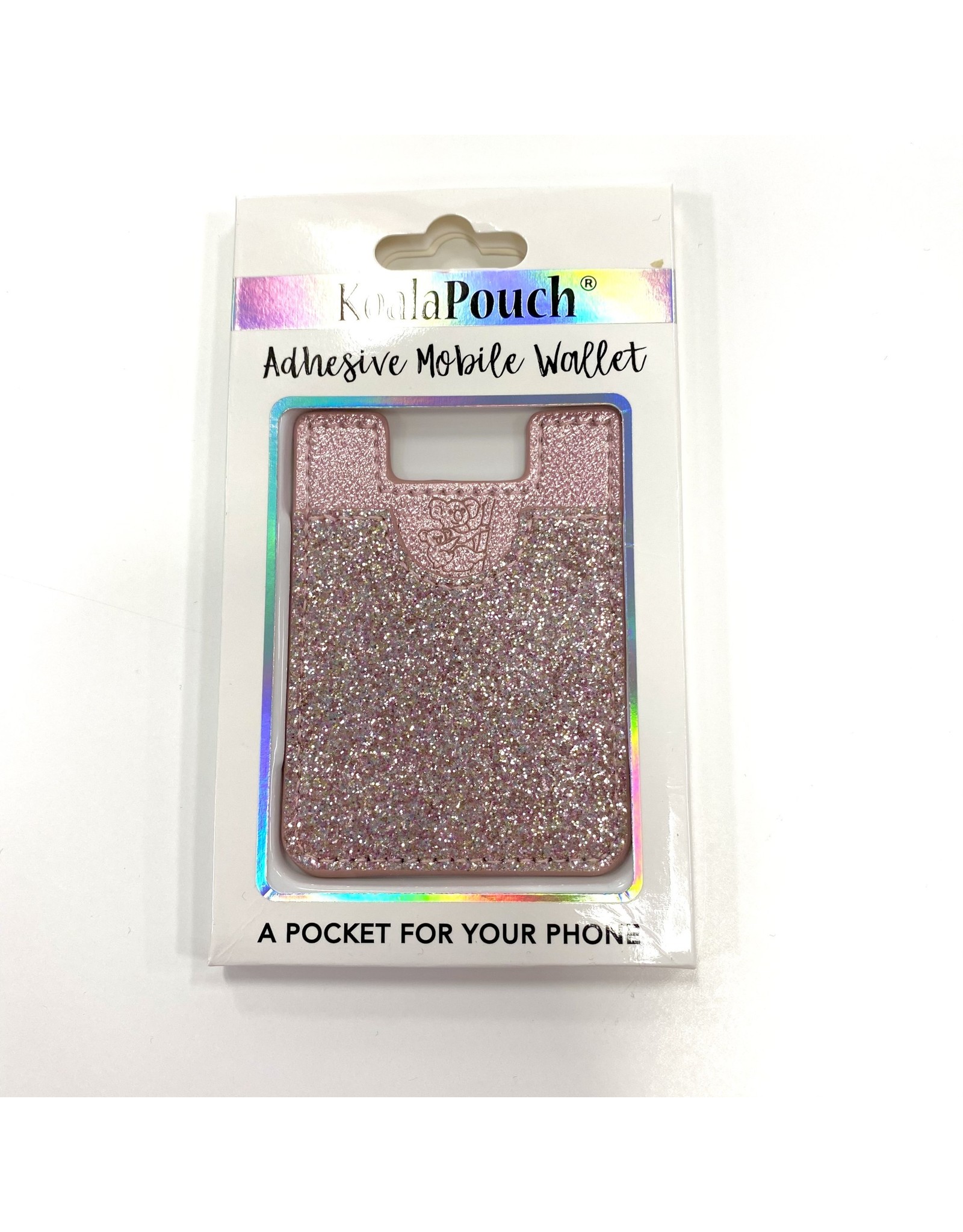 2X MOBILE KOALA POUCH GLITTER PINK