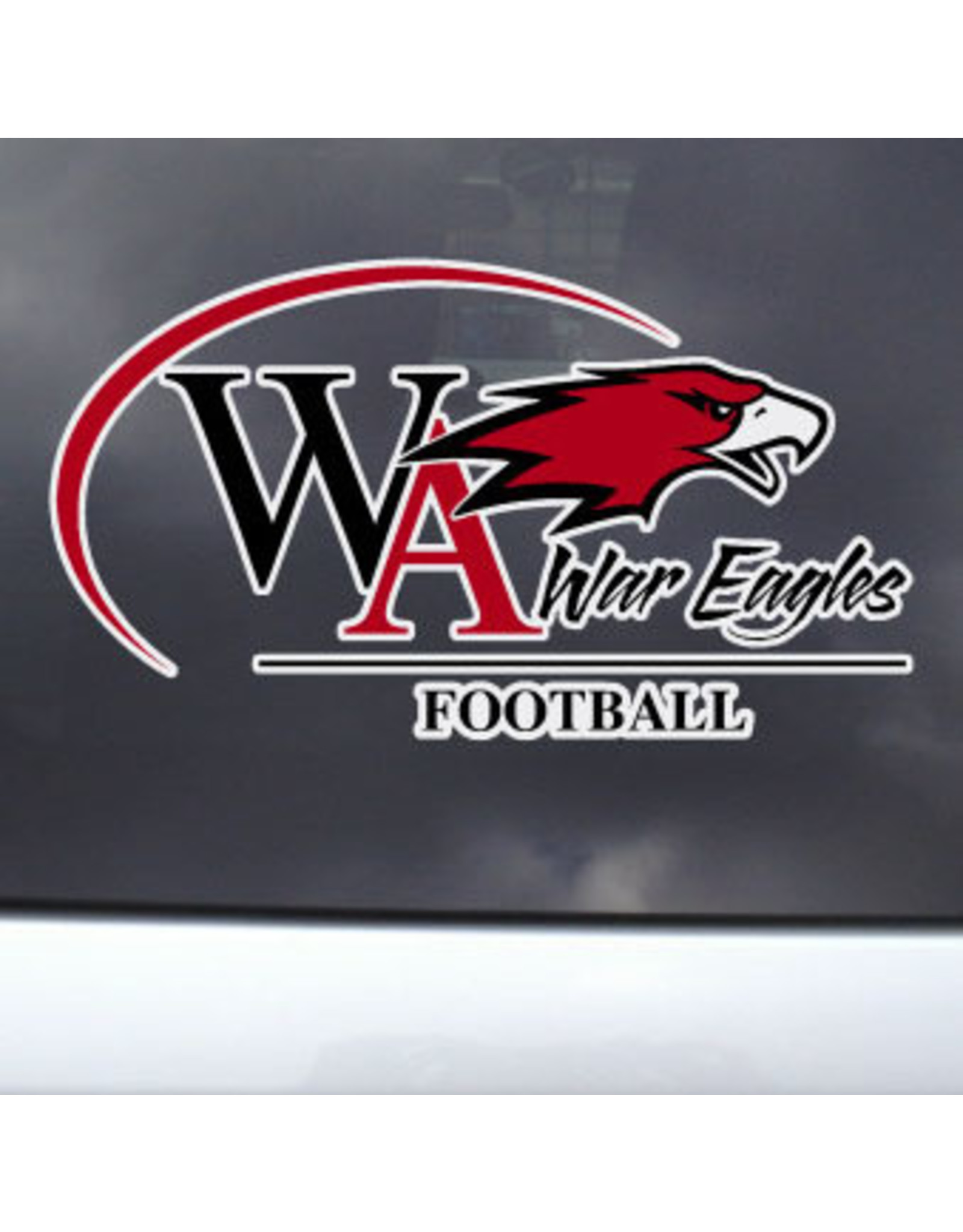 Color Shock Athletic Decal -  Football