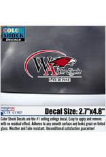 Color Shock Athletic Decal -  Lacrosse