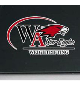 Color Shock Athletic Decal -  Weightlifting