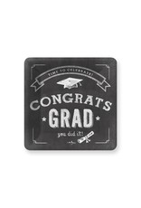 DesignDesign Paper Plate SQ Dessert Congrats Grad