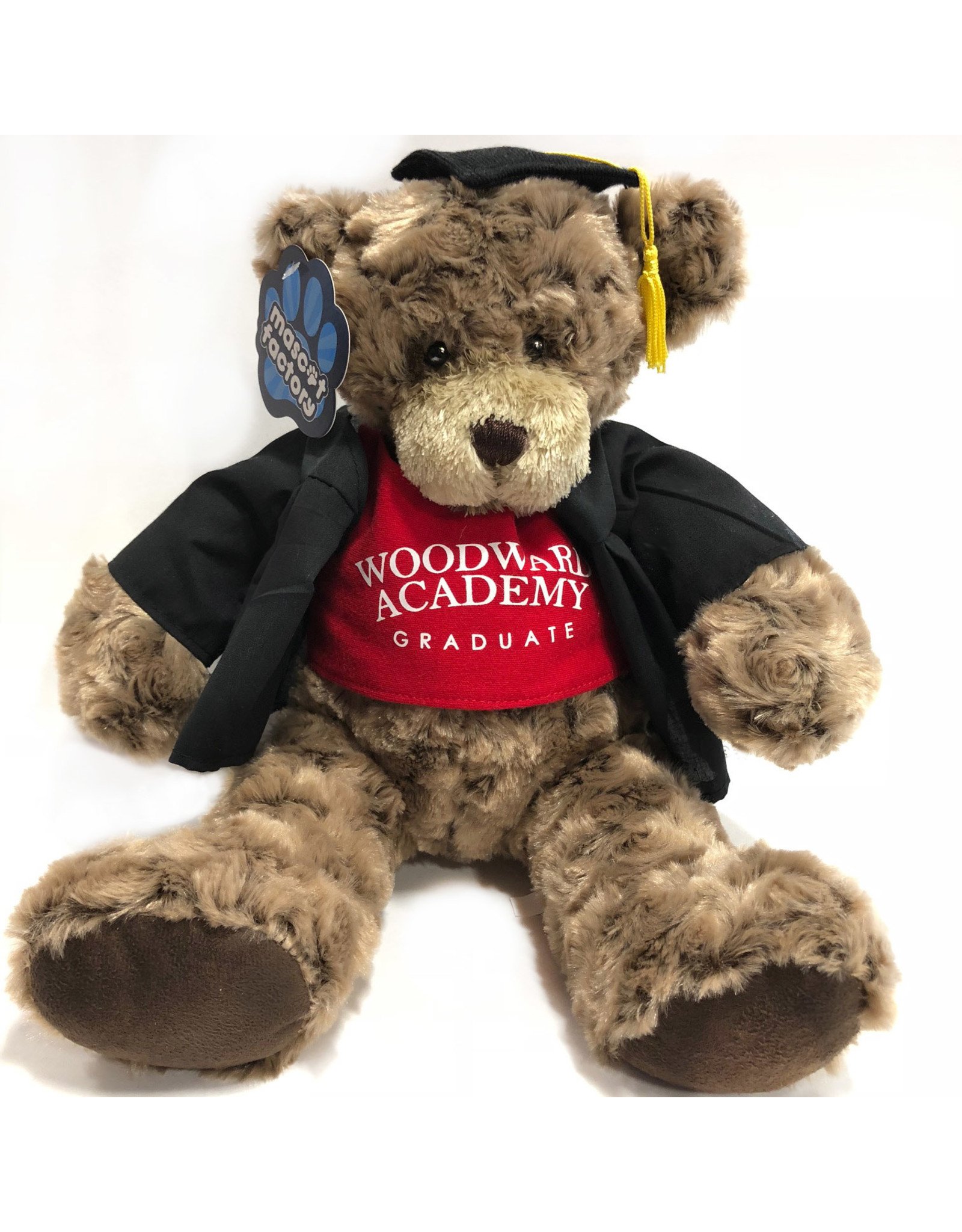 PLUSH GRAD CHARLIE BEAR WITH RED TEE