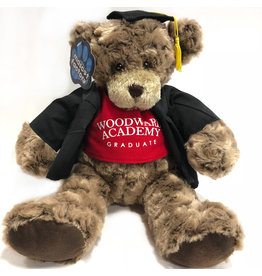 PLUSH GRAD CHARLIE BEAR WITH RED TEE