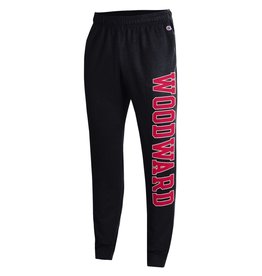 Champion Cuffed Jogger Sweatpants with Pockets in Black