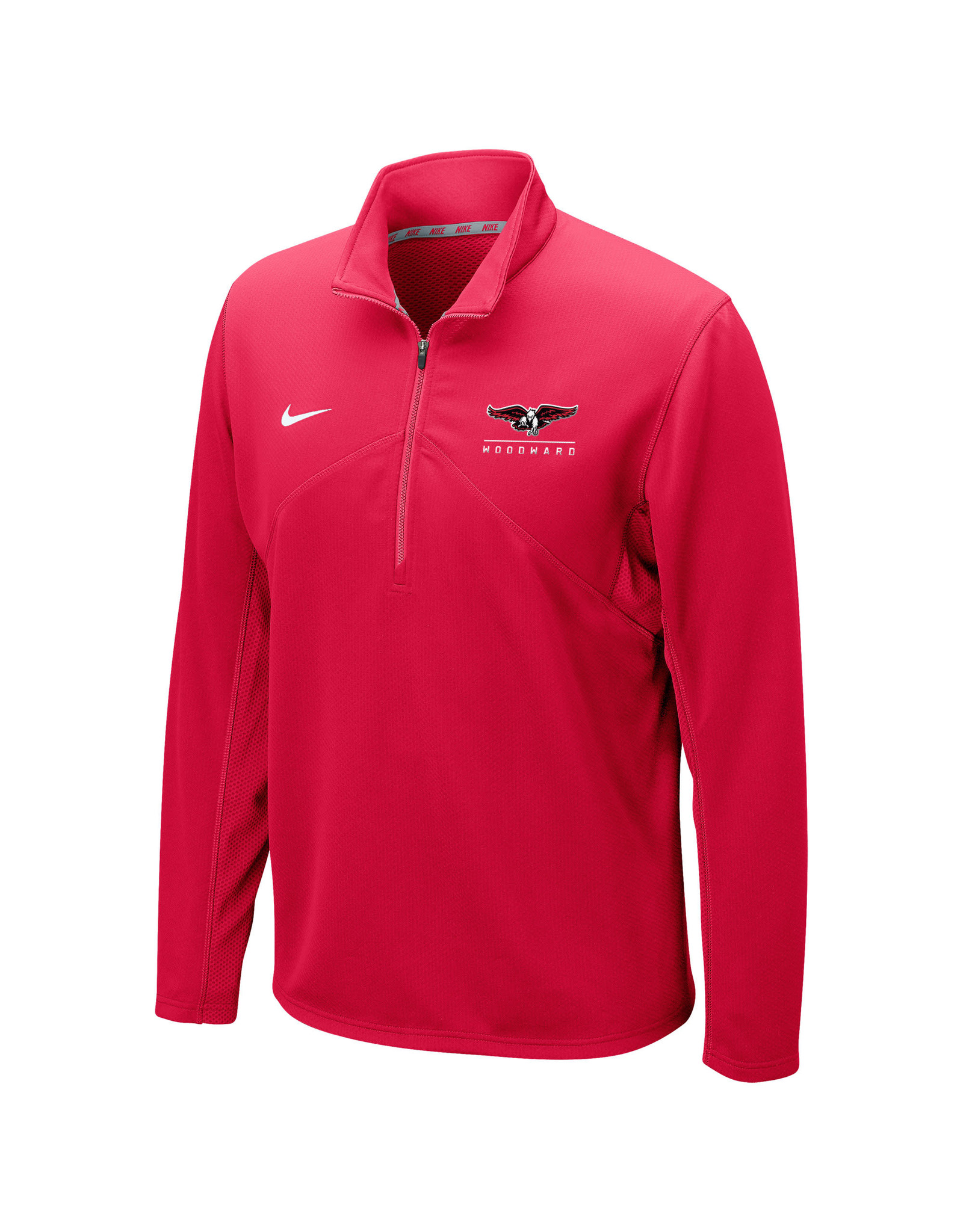 NIKE Dri-Fit Training 1/4 Zip Pullover in Red (Adult Small)
