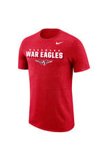 NIKE Marled SS T Shirt in Red Heather