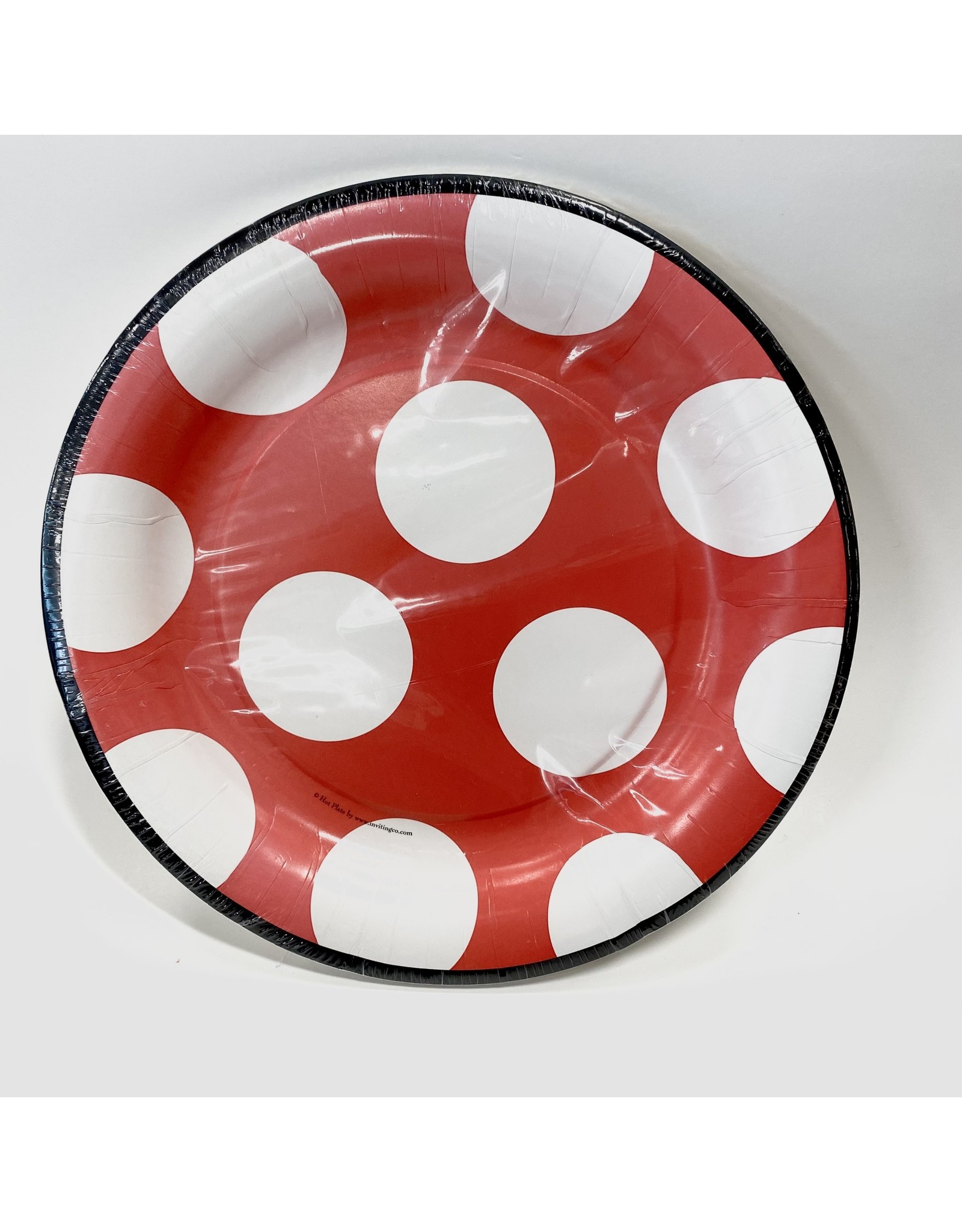 SALE Paper Plate Dinner Dots