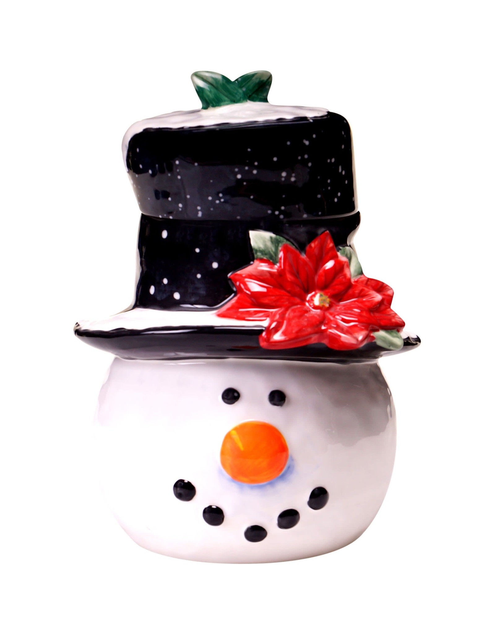 Certified International SALE Cookie Jar Top hat Snowman