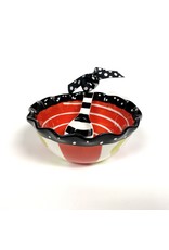 Mud Pie SALE! Holiday Ruffle Bowl with Scoop