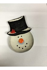 Certified International CLEARANCE Plate CI Dessert Snowman