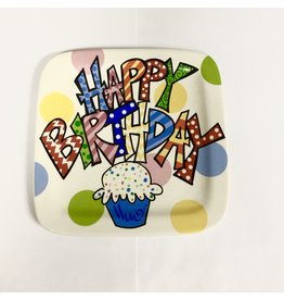 CLEARANCE Plate Birthday SQ
