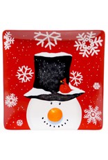 Certified International CLEARANCE Platter CI Snowman